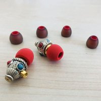 8mm Graphene Driver Noise Cancelling Earbud MMCX Cable In-ear Headphones with 3.5mm Type-C Digital Decoding Silver Cord