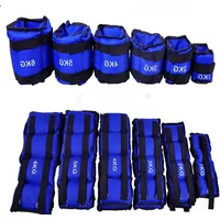 1kg Adjustable Wrist Ankle Weights Iron Sand Bag Weights Straps Gym Exercise Fitness Running Protect