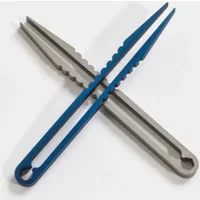 1pc Tweezers Titanium Lightweight Pickup Clamping Multi-Purpose Gadget Professional Camp Outdoor Pocket Maintenance Tool