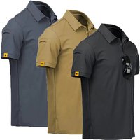 Men Summer Quick Dry T-shirt Camping Hiking Trekking Fishing Trainning Breathable Pullover Climbing Tees Casual Cargo Shirts