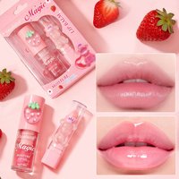 Moisturizing And Soothing Lip Care Set To Create A Set Of Moisturizing And Plump Lips, Strawberry Nourishing Lipgloss