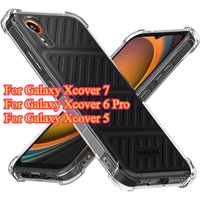 Four Corners Shockproof Soft Case For Samsung Galaxy Xcover 7 Pro Xcover 6 Pro 5 Thin Transparent Silicone Camera Protect Cover