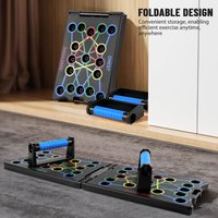 Foldable Push Up Board, 24-In-1 Multi-function Home Workout Equipment, Burn Fat Strength Training Equipment for Exercise