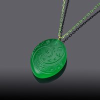 Anime Princess Moana Necklace Unisex Movie Heart of Te Fiti Luminous Pendant Choker Jewelry Accessories Fans Gifts