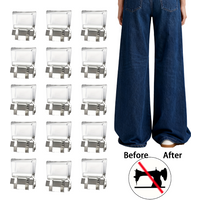 1-20PCS Multi-Function Push Clips Trouser Seams Hidden Buckles Clothing Clips for Trouser Leg Shortening Hidden Pants Adjuster