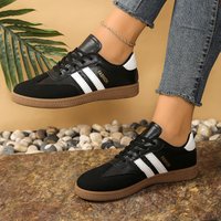 *Spring Autumn Hot Selling Elegant Casual Sports Shoes for Women's Fashion New Round Toe Comfortable Thick Soled Flat Work Shoes image 4