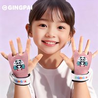 1Pair Gymnastics Grips Wristbands Sets for Girls Youth Kids Gymnastic Hand Grips Gymnastic Bar Palm Protection and Wrist Support