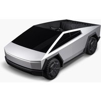 22V Electric Cybertruck Ride-On, Rear-Wheel Drive with Electronic Brakes & Adjustable Seat, 8mph Max Speed