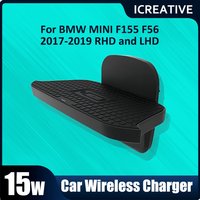 Car Dashboard Holder Quick Wireless Charger For BMW Mini One Cooper S Hatch F55 F56 2017-2019 Interior Modification Accessories