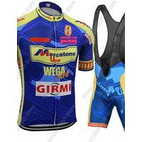 AliExpress NONE Mercatone Uno Team 2025 Cycling Jersey Set Summer Men Bicycle Clothing Road Bike Shirts Suit Bicycle Bib Shorts MTB Ropa Maillot