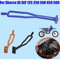 For Sherco SE SEF 125 250 300 450 500 Factory SE300 300SE SE250 250SE Motocross Accessories Rubber Kickstand Side Stand Strap