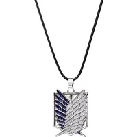 Wings of Liberty Anime Necklace Scout Regiment Eren Costume Pendant Cosplay Accessories