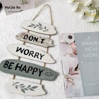 Artisanal American Retro Wooden Plaque Home Decorations Living Room Wall Decor Wooden Craft Hanging Ornament Wall Art
