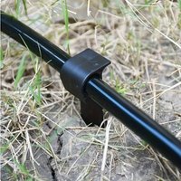 50PCS Plastic PE Pipe Bracket 1/2 Inch Drip Irrigation Hose Support Stake Garden Tools