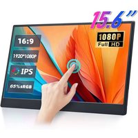 LANLIPU 14/15.6/16 inch Portable Touch Monitor 1K HDR Second Display For office PS4/5 Switch PC Cell Phone Loptop Extension
