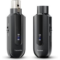 Drahtloses Mikrofon-Sender-Empfänger-System, 2,4G XLR-Adapter-System für dynamische Mikrofone, Plug-and-Play, große Übertragungsdistanz für PA-Systeme, Mischpulte, Recorder, Audio-Equipment