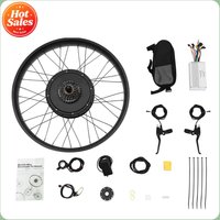 26-Zoll-Elektrofahrrad-Umbausatz mit breiten Reifen, 1000 W, 48 V, Heckantrieb, Komplettset mit LCD-Display, bürstenlosem Motor, zum Selbermontieren, Zubehör für Mountainbikes, ideal für