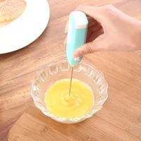 Egg Beater Electric Milk Frother Handheld Mini Foamer Coffee Maker Portable Blender for Chocolate Cappuccino Whisk Tools