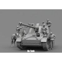 1/35 Scale Diecast Resin Model Kit Tank Crews & Cavalry 6 Figures with Horse Need To Be Assembled and Colored By Themselves
