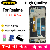 RMX3780 RMX3785 Premium Lcd For Realme 11 11X 5G LCD Display With Frame Touch Screen Panel Digitizer Replacement Parts