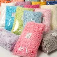 Colorful Shredded Crinkle Paper Raffia Candy Boxes DIY Gift Box Filling Material Wedding Marriage Home Decoration