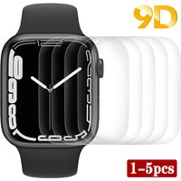 Screen Protector For Apple Watch 38 40 41 42 44 45mm Hydrogel Protective Film For Apple Watch 7 6 5 4 3 2 HD Film for iWatch SE