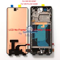Original AMOLED For Vivo V40 V40 Pro 5G LCD Frame V40E Display Screen For Vivo V40 Lite 5G IDN V40 Lite 4G IDN Y300 S18E LCD