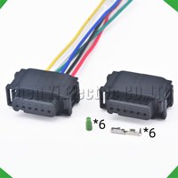 6 Pin Auto Connector Reversing radar sensor electric eye blind spot module harness Plug 872-665-001 For Benz S300 S500 C200 W205