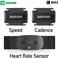 Black Bird Heart Rate Cadence Sensor Speed Speedometer ANT+ Bluetooth 5.0 Compatible with Garmin IGP Bryton Bike Computer