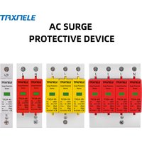 AC SPD 1P 2P 3P 4P 20KA 40KA 60KA 385V House Lightning Surge Protector Protective Low-voltage Arrester Device 10KA 30KA
