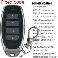 Universal, 433,92 MHZ fixed code copy remote control, push rod barrier control