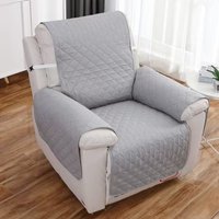 Solid Color Recliner Sofa Cover Dogs Pets Kid Anti-Slip Chair Covers Anti-wear Armchair Slipcovers Furniture Protector
