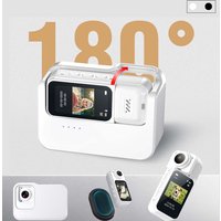 Mini 2.7K Thumb Action Camera 1080P Pocket Sport Cam with Charging Case 1.47 Inch 180° WiFi Recorder Magnetic Attraction