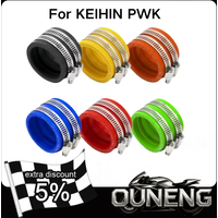 35/40/42/45mm Motorcycle Carburetor Rubber Adapter Inlet Intake Pipe For TM TMX KTM KR PE NSR PWM PWK 34PJ KEIHIN OKO KOSO Carb