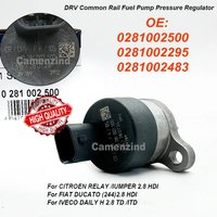 0281002500 42538165 504016314 0281002295 Common Rail Pressure Control Valve 5001857386 For Iveco Daily III Fiat Ducato 2.8 HDI