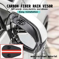 PVC Car Rear View Mirror Sticker Rain Eyebrow Rainproof Cover For MG GT 3 5 6 7 GS Pilot HS ZS ZX