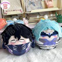 Anime Genshin Impact Il Dottore The Doctor Pantalone Regrator Cartoon Round Dango Doll Plush Pendant Cosplay Gift