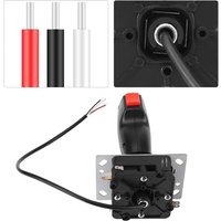 8 Way Flight Joystick With Vibration Trigger Joystick Red Top Fire Button For Pc Flight Joystick For Video Game Arcad DIY Parts