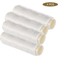 Packung mit 4 Stück hochfesten elastischen Köderfaden zum Meeresangeln, Köder, Köderlinie, Köderschoner für Outdoor-Angelzubehör