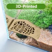 Aquarium Hidden Cave Shelter for Small Fish and Shrimp Breeding Rest Play, Underground Cave,Fish Tank Landscape Decoration