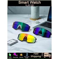 AliExpress LIGE New Cycling Sunglasses Smart Bluetooth Glasses UV400 Protection Windproof Glasses Road Riding Bike Sports Eyeware Goggles