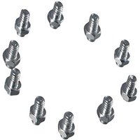 AliExpress 10 pcs Colorful Mountain Bike Aluminum Alloy CNC M4 Pedal Screws Anti-Skid Nail Fixed Stud Bicycle Pedal Bolts