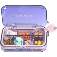New Hot Portable Travel Premuim Small Weekly 4/7 Grids Pill Box Storage Cases Organizer Container for Vitamins Medicine Fish Oi