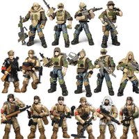 World War II World War II Army soldiers special forces soldiers special forces DIY model building blocks bricks children's toys