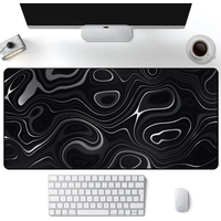 Black White Mousepads Colorful line Gaming Mouse Pad Company Mouse Mat 900X400 Rubber Keyboard Desk Mats Kawaii Large for Laptop