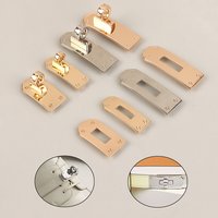 1Set Mode Tasche Lock Set Metall Schnallen Verschluss Für Tasche Strap Frauen Handtasche Geldbörse Twist Schlösser DIY Hardware Zubehör