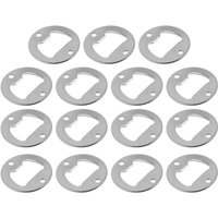 15 Pcs Beer Bottle Opener Round Stainless Insert Key Iron Seahorse Knife