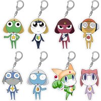 Keroro Gunso character Tamama Giroro Kururu Dororo Garuru Taruru Tororo Zoruru Pururu Anime Toy Acrylic keychain pendant keyring