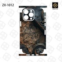 For iPhone 14 13 Pro Max 12 Mini 15 16 Colorful 3M Film Wrap Stickers Cases Back Cover Decal Skin Film Protector Sticker