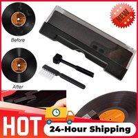 1 Set Vinyl Record Cleaner Dust Remover Brush Anti Static Cleaning Tools for Phonograph Turntable LP Vinyl Records Cleaning Kit
